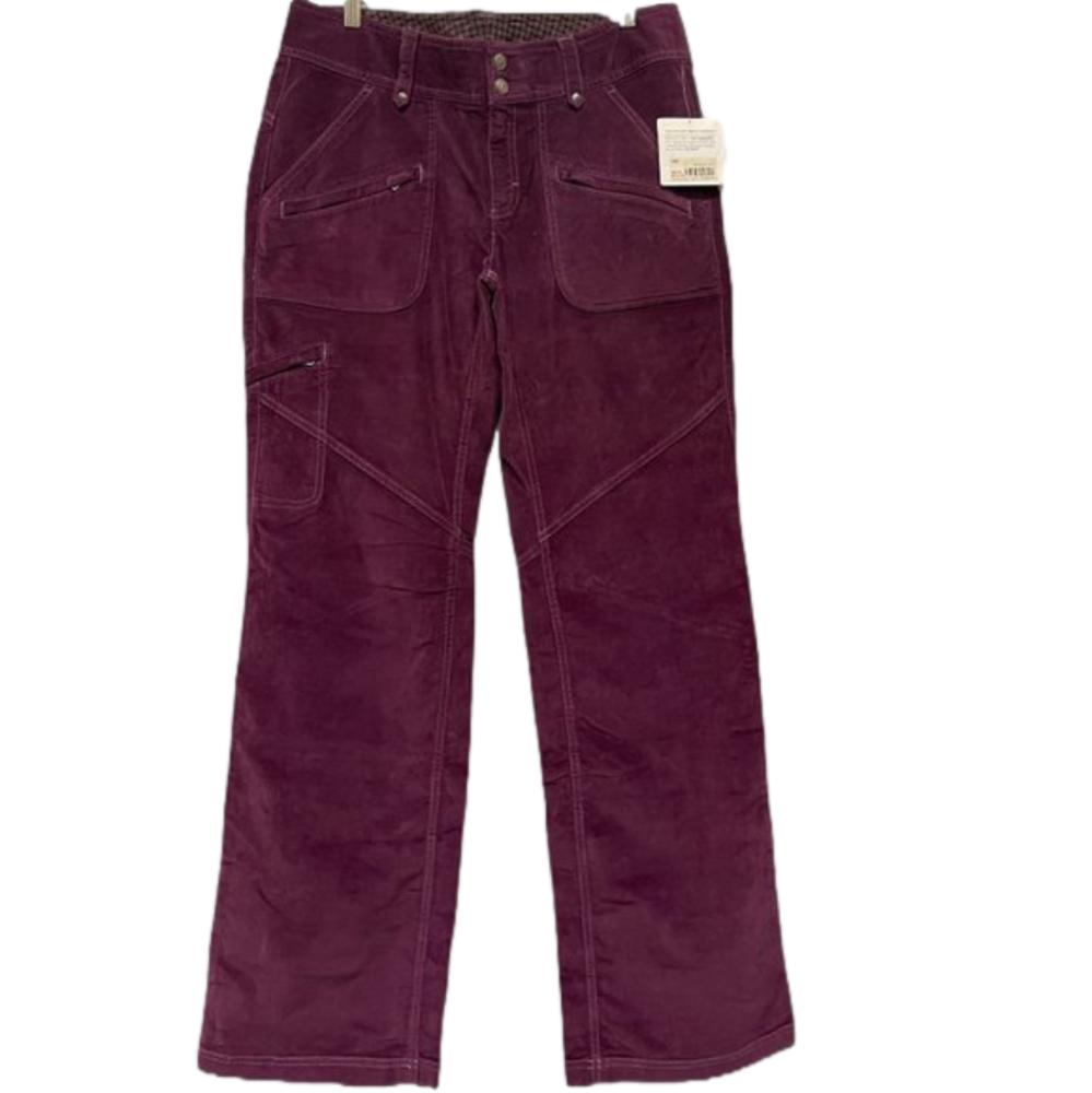 NWT! Athleta Women's Wool Duster Pants CherryWood size 4T